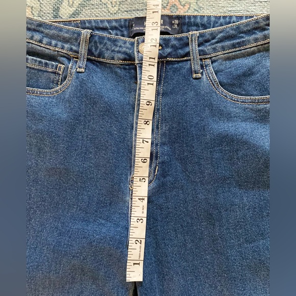 🔥🔥NWT Hollister Sunset Ultra High-Rise Stacked Vintage Straight Blue Ombre Jeans - Picture 5 of 9